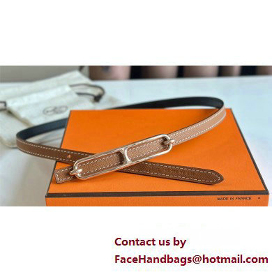 Hermes Roulis belt buckle & Reversible leather strap 13 mm 36 2023